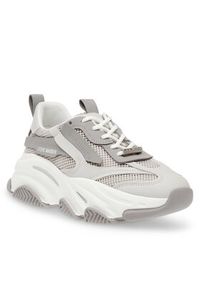 Steve Madden Sneakersy Possession-E Sneaker SM19000033-04005-GGY Szary. Kolor: szary. Materiał: skóra