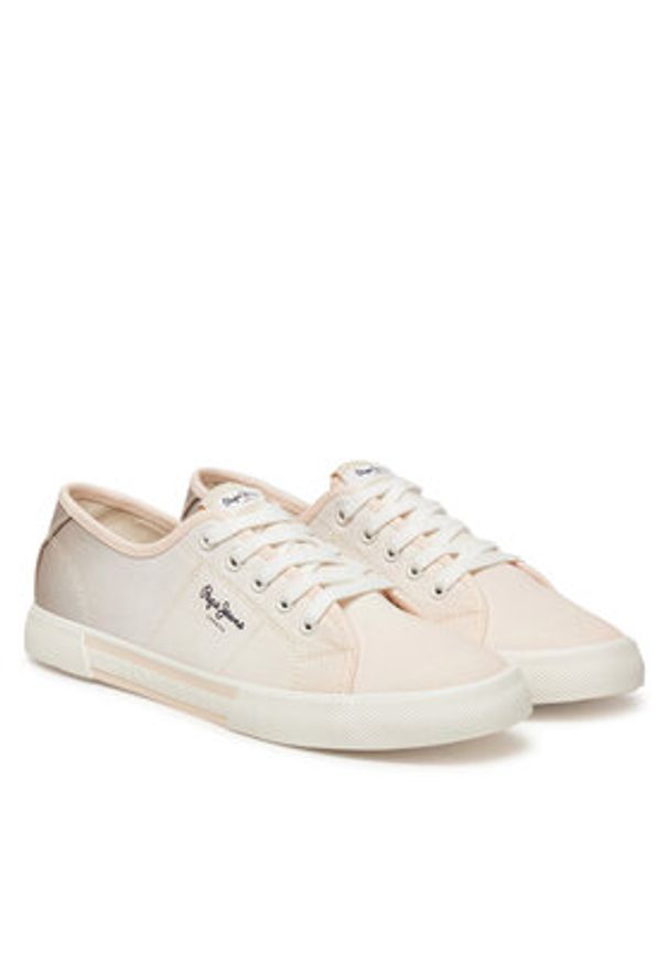 Pepe Jeans Tenisówki Brady Colors W PLS31600 Różowy. Kolor: różowy. Materiał: materiał