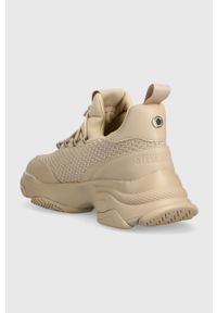 Steve Madden sneakersy Motif kolor beżowy SM11002753. Nosek buta: okrągły. Zapięcie: sznurówki. Kolor: beżowy. Obcas: na platformie #3