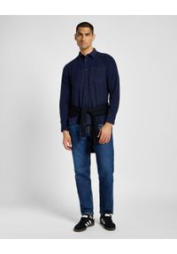 Lee - MĘSKA KOSZULA LEE SURE SHIRT REAL INDIGO 112355732