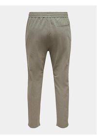 Only & Sons Spodnie materiałowe Linus 22022313 Zielony Regular Fit. Kolor: zielony. Materiał: bawełna