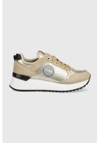 Colmar sneakersy silver kolor złoty. Nosek buta: okrągły. Zapięcie: sznurówki. Kolor: złoty. Materiał: guma. Obcas: na platformie
