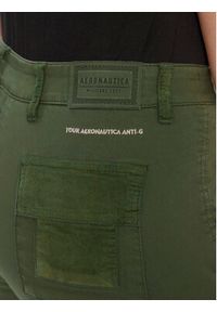 Aeronautica Militare Spodnie materiałowe 232PA1567DCT3017 Zielony Regular Fit. Kolor: zielony. Materiał: bawełna