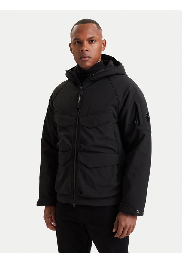 C.P. Company Parka 21CMOW004A006097A Czarny Regular Fit. Kolor: czarny. Materiał: syntetyk