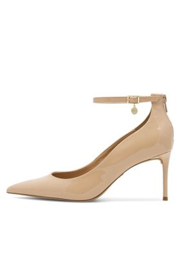 Nine West Szpilki SJ1489 Beżowy. Kolor: beżowy. Materiał: skóra. Obcas: na szpilce