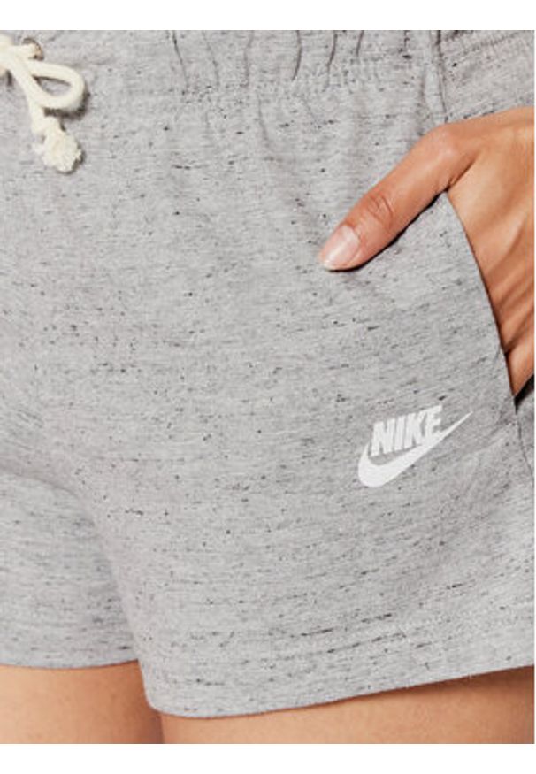 Nike Szorty sportowe Sportswear Gym Vintage DM6392 Szary Regular Fit. Kolor: szary. Materiał: syntetyk