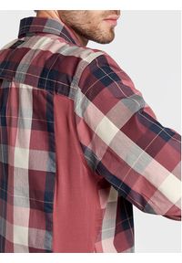 Wrangler Koszula WA5B5R17G 112324306 Bordowy Regular Fit. Kolor: czerwony. Materiał: syntetyk #4