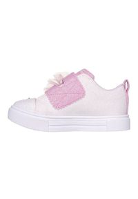 skechers - Buty Skechers Glitter Gems 314778N Wpk białe. Zapięcie: pasek. Kolor: biały. Materiał: tiul, syntetyk. Szerokość cholewki: normalna. Wzór: aplikacja #7