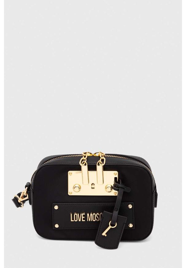 Love Moschino torebka kolor czarny. Kolor: czarny. Rodzaj torebki: na ramię