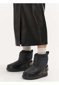 Love Moschino - LOVE MOSCHINO Śniegowce JA24972G0LEB000A Czarny. Kolor: czarny. Materiał: materiał #1
