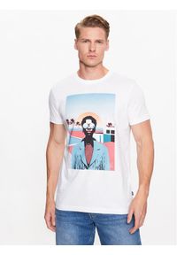 JOOP! Jeans T-Shirt 30037365 Beżowy Modern Fit. Kolor: beżowy