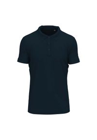 Stedman - Męska, Rozciągliwa Koszulka Polo. Typ kołnierza: polo. Kolor: niebieski #1