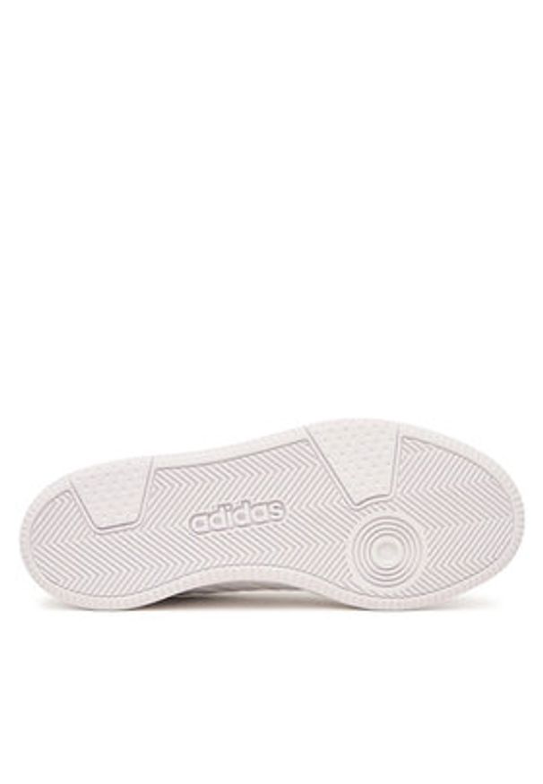 Adidas - adidas Sneakersy Hoops Classic J KH8913 Biały. Kolor: biały. Materiał: skóra
