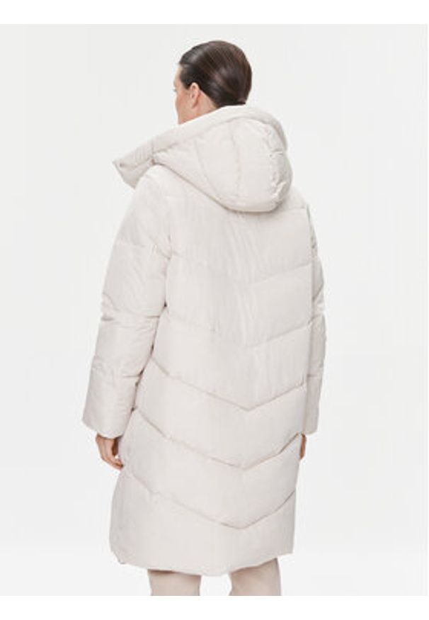 Calvin Klein Płaszcz zimowy Modern K20K205948 Écru Relaxed Fit. Materiał: syntetyk. Sezon: zima