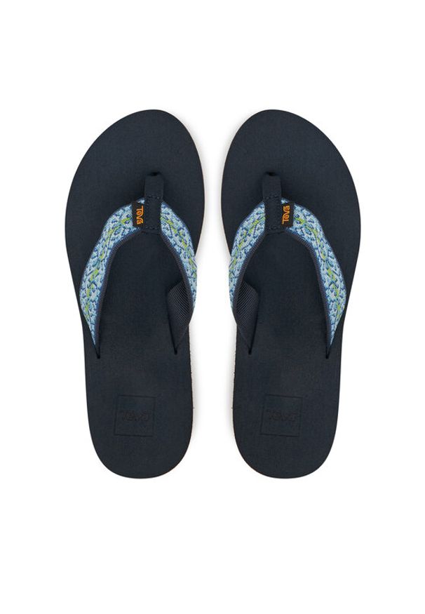 Teva Japonki Mush II 4198 Niebieski. Kolor: niebieski. Materiał: materiał