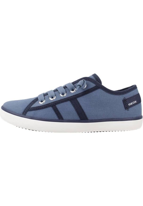 Geox - Kapcie GEOX J GISLI B Niebieski. Kolor: niebieski. Materiał: tkanina. Sport: turystyka piesza