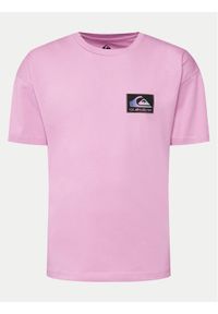 Quiksilver T-Shirt Back Flash EQYZT07605 Różowy Regular Fit. Kolor: różowy. Materiał: bawełna #1