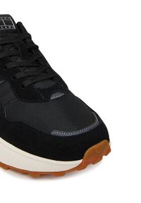 Tommy Jeans Sneakersy Tjw Cleated Runner EN0EN02861 Czarny. Kolor: czarny. Materiał: skóra, zamsz #4