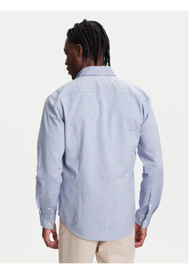 Hugo - HUGO Koszula Evito 50479302 Niebieski Slim Fit. Kolor: niebieski. Materiał: bawełna