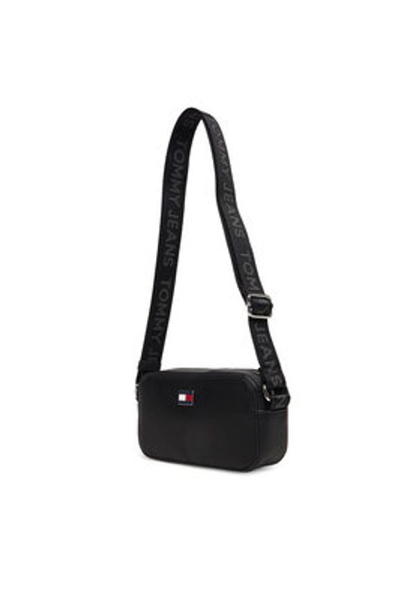 Tommy Jeans Torebka Tjw Daily Elevated Camera Bag AW0AW18065 Czarny. Kolor: czarny. Materiał: skórzane