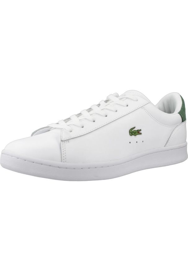 Tenisówki Lacoste Model Carnaby Set Kolor Biały. Kolor: biały. Materiał: skóra, tkanina
