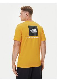 The North Face T-Shirt Redbox NF0A87NP Żółty Regular Fit. Kolor: żółty. Materiał: bawełna #4