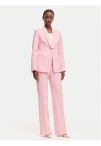 Morgan Marynarka 261-VMAKI.F Różowy Regular Fit. Kolor: różowy. Materiał: syntetyk #4