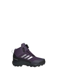 Adidas - Buty Terrex Winter Mid BOA RAIN.RDY Hiking. Kolor: fioletowy, szary, wielokolorowy, czarny. Materiał: materiał. Sezon: zima. Styl: sportowy