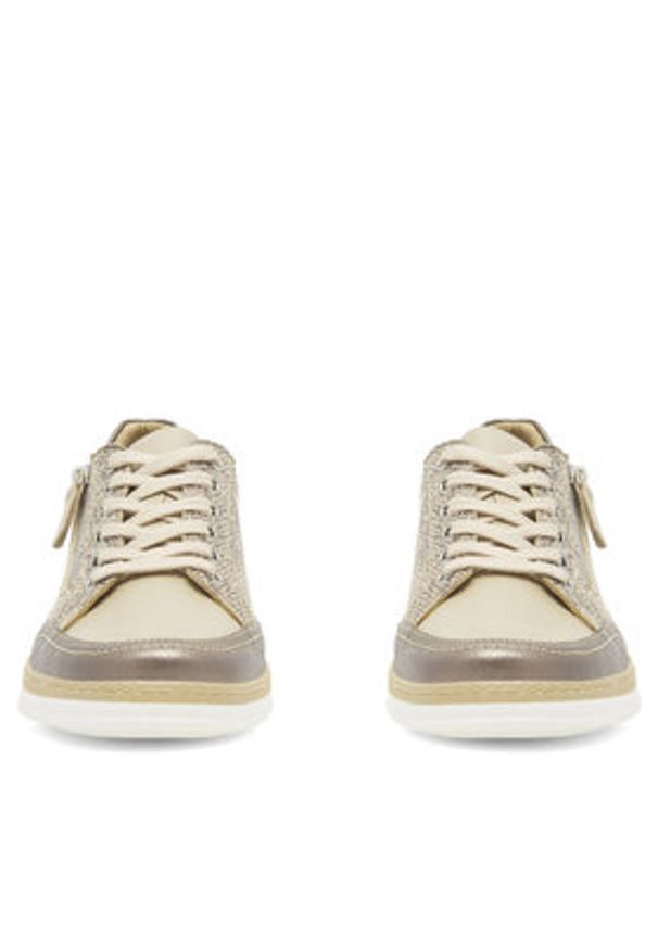 Lasocki Sneakersy WI23-ATINA-01 Beżowy. Kolor: beżowy. Materiał: skóra