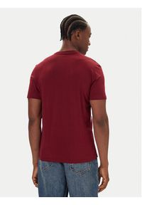 Calvin Klein Jeans T-Shirt 30s Chest Logo LV04RD865G Czerwony Regular Fit. Kolor: czerwony. Materiał: bawełna #3