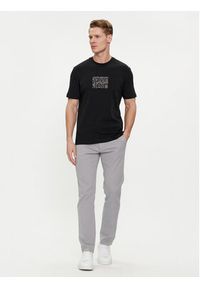 Calvin Klein T-Shirt Emroidered Block K10K112498 Czarny Slim Fit. Kolor: czarny. Materiał: bawełna #2