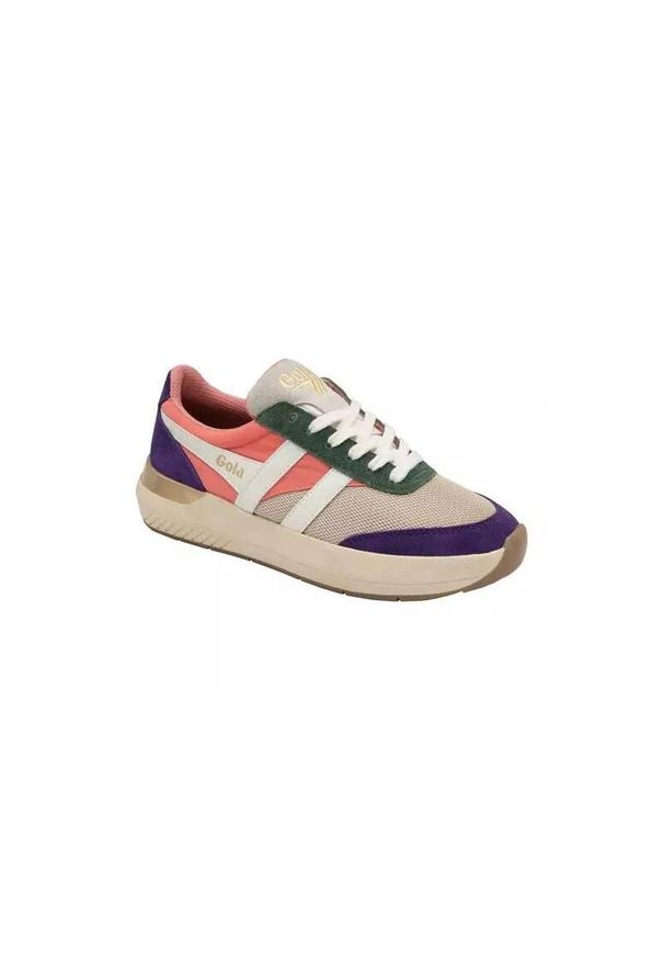 Buty do chodzenia damskie Gola Raven. Kolor: pomarańczowy, żółty, fioletowy, wielokolorowy. Materiał: materiał, nylon. Szerokość cholewki: normalna. Sport: turystyka piesza