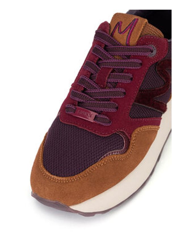 MEXX Sneakersy MI001009643W-01 Bordowy. Kolor: czerwony. Materiał: skóra