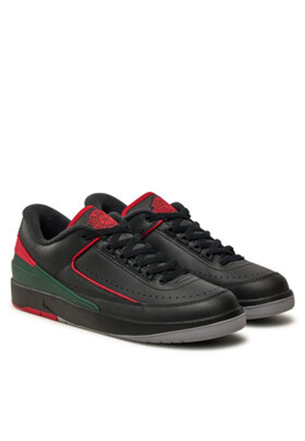 Nike Sneakersy Air Jordan 2 Retro Low DV9956 006 Czarny. Kolor: czarny. Materiał: skóra. Model: Nike Air Jordan