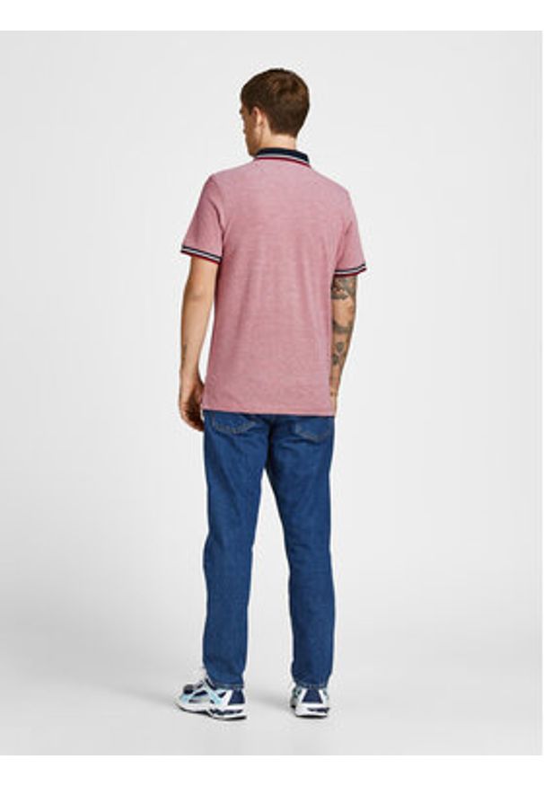 Jack & Jones Komplet koszulek polo Paulos 12191216 Kolorowy Slim Fit. Typ kołnierza: polo. Materiał: bawełna. Wzór: kolorowy