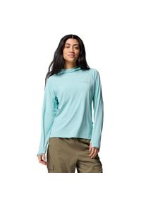 columbia - Bluza dresowa sportowa damska Skien Valley Hoodie. Kolor: niebieski. Materiał: elastan, poliester