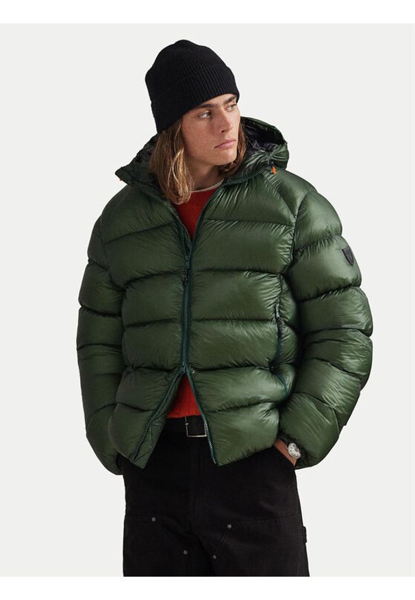 Polo Ralph Lauren Kurtka puchowa 710968113001 Zielony Regular Fit. Typ kołnierza: polo. Kolor: zielony. Materiał: syntetyk