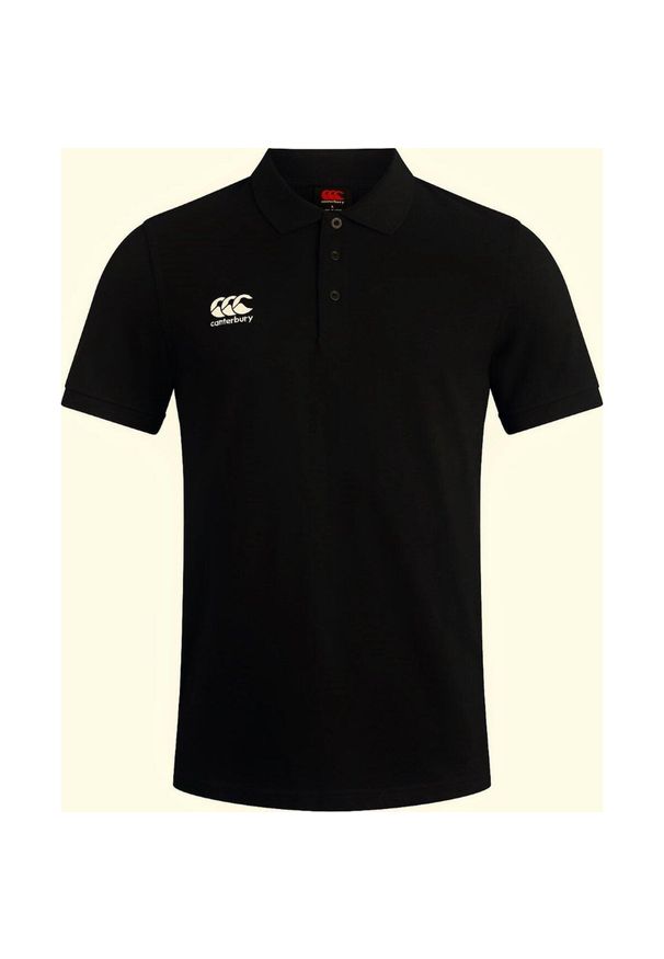 CANTERBURY - Koszulka polo dla dzieci Canterbury Waimak. Okazja: na co dzień. Typ kołnierza: polo. Kolor: czarny. Styl: casual
