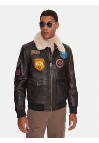 Milestone Kurtka skórzana MSMatti 531070 60400 Czarny Regular Fit. Kolor: czarny. Materiał: skóra #1