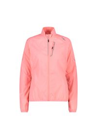 Damska wiatrówka CMP. Kolor: różowy. Materiał: softshell. Sport: turystyka piesza #1