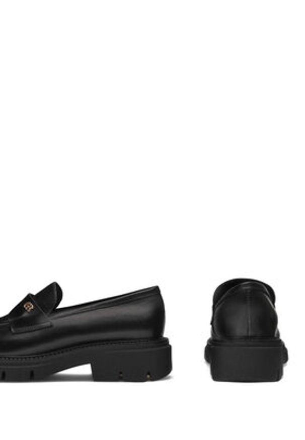 Gino Rossi Loafersy GRACE-I23-26372PE Czarny. Kolor: czarny. Materiał: skóra