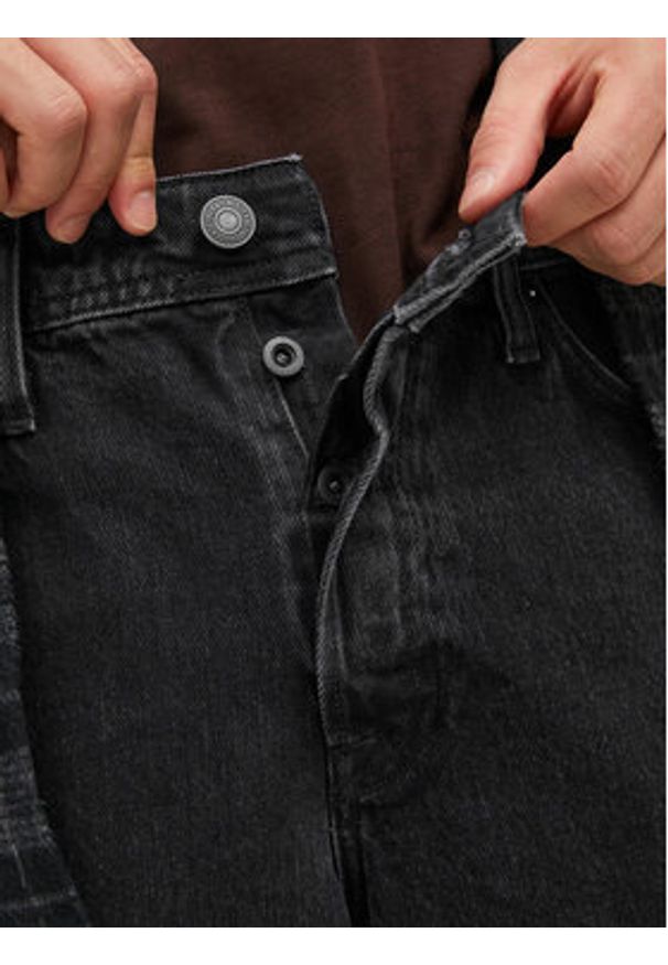 Jack & Jones - Jack&Jones Jeansy Eddie 12216879 Czarny Loose Fit. Kolor: czarny