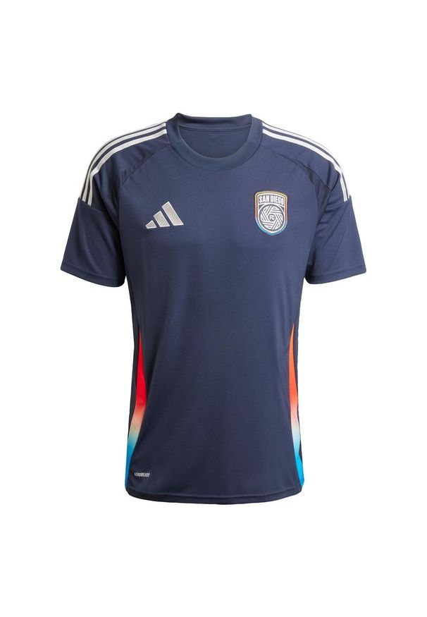 Adidas - Koszulka San Diego FC 25/26 Home. Kolor: niebieski. Materiał: materiał. Sport: piłka nożna