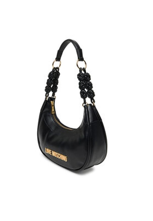 Love Moschino - LOVE MOSCHINO Torebka JC4237PP0MKL0000 Czarny. Kolor: czarny. Materiał: skórzane