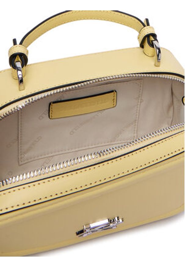 Karl Lagerfeld - KARL LAGERFELD Torebka B1W30269 Żółty. Kolor: żółty. Materiał: skórzane