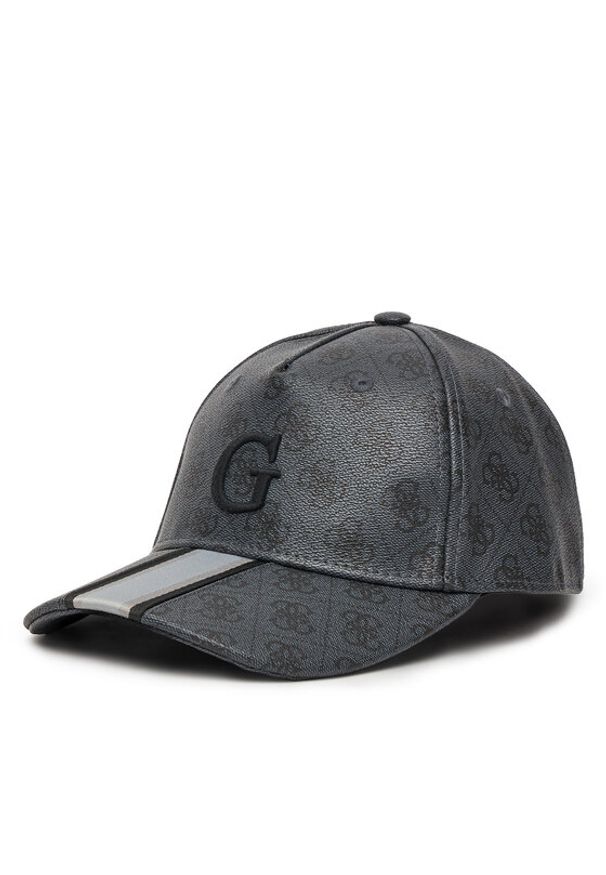 Guess Czapka z daszkiem AM9543 POL01 Szary. Kolor: szary. Materiał: skóra