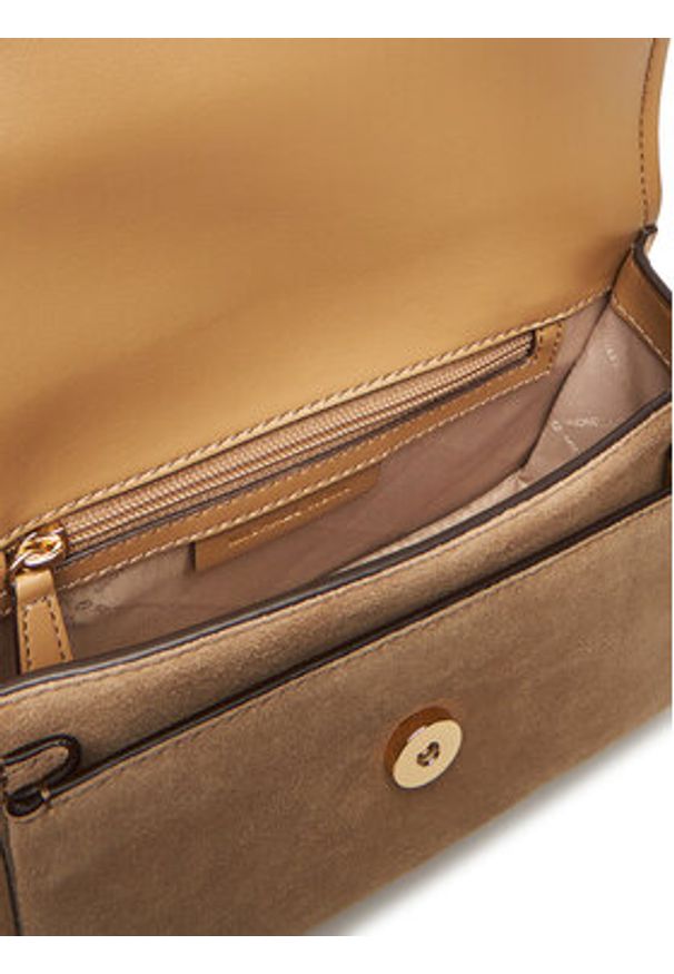MICHAEL Michael Kors Torebka Claire 30F5GC7L3S Brązowy. Kolor: brązowy. Materiał: zamszowe, skórzane