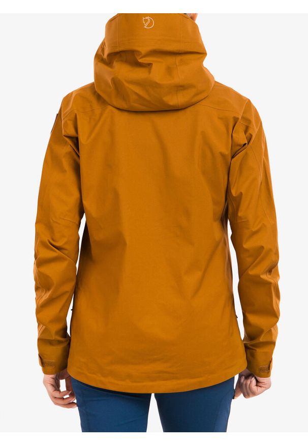 Fjällräven - Kurtka damska Fjallraven Keb Eco-Shell Jacket. Kolor: brązowy