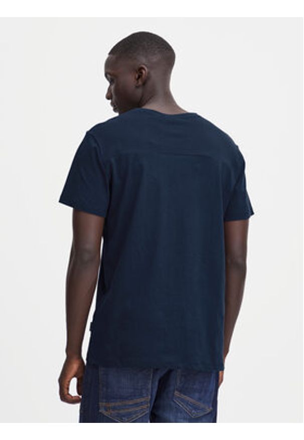Blend T-Shirt 20716515 Granatowy Regular Fit. Kolor: niebieski. Materiał: bawełna