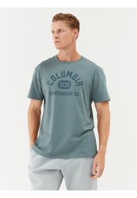 columbia - Columbia T-Shirt CSC Basic Logo™ Short Sleeve Zielony Regular Fit. Kolor: zielony. Materiał: bawełna, syntetyk #1